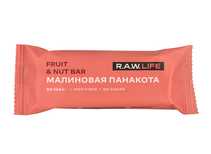 RAW LIFE Орехово-фруктовый батончик "Малиновая панакота"