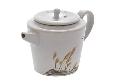 Набор посуды для чайной церемонии из 9 предметов # 41470 фарфор: Чайник 245 мл гундаобэй 170 мл сито 6 пиал по 40 мл